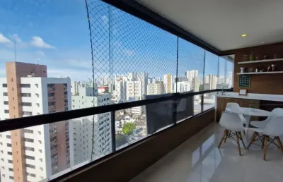 Apartamento no parnamirim | 127m² | 4 quartos | reformado | andar alto | lazer completo.