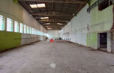 Galpão para alugar, 650 m² por r$ 20.000,00/mês - jardim jamaica - santo andré/sp