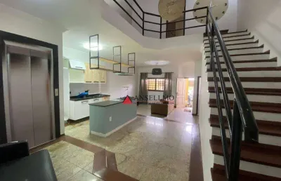 Sobrado com 3 dormitórios para alugar, 189 m² por r$ 5.530,00/mês - nova petrópolis - são bernardo do campo/sp