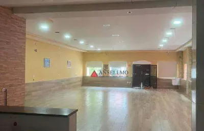 Salão para alugar, 250 m² por r$ 9.550,00/mês - jardim do mar - são bernardo do campo/sp