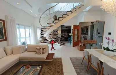 Cobertura à venda, 573 m² por r$ 7.950.000,00 - jardim três marias - são bernardo do campo/sp