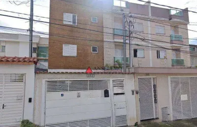 Apartamento garden com 2 dormitórios à venda, 49 m² por r$ 320.000,00 - utinga - santo andré/sp