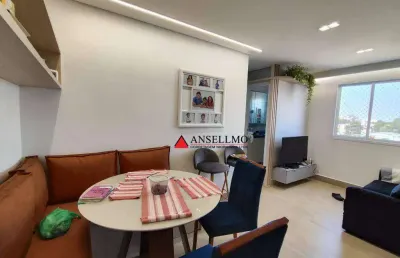 Apartamento com 3 dormitórios à venda, 56 m² por r$ 479.000,00 - paulicéia - são bernardo do campo/sp