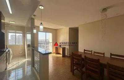 Apartamento para alugar, 71 m² por r$ 4.523,19/mês - centro - são bernardo do campo/sp