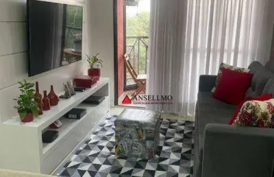Apartamento com 3 dormitórios à venda, 69 m² por r$ 530.000,00 - vila euclides - são bernardo do campo/sp