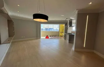 Apartamento com 3 dormitórios para alugar, 158 m² por r$ 9.796,00/mês - vila assunção - santo andré/sp