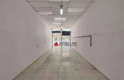 Salão com trifásico para alugar, 90 m² por r$ 1.930/mês - paulicéia - são bernardo do campo/sp