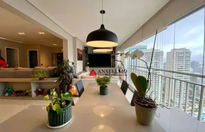 Apartamento com 3 dormitórios, sendo 3 suítes à venda, 155 m² por r$ 2.235.000 - centro - são bernardo do campo/sp