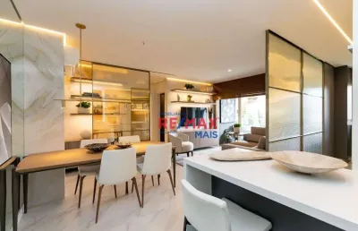 Apartamento à venda, 74 m² por r$ 730.189,44 - campo comprido - curitiba/pr