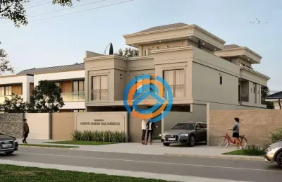 Casa de alto padrão, 138 m² por r$ 950.000 - jardim das américas - curitiba/pr
