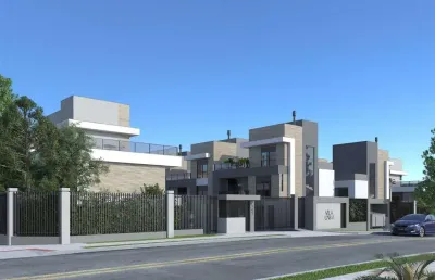 Casa em condomínio fechado com 3 quartos à venda na rua joão azolin, 765, santa felicidade, curitiba, 205 m2 por r$ 1.618.150