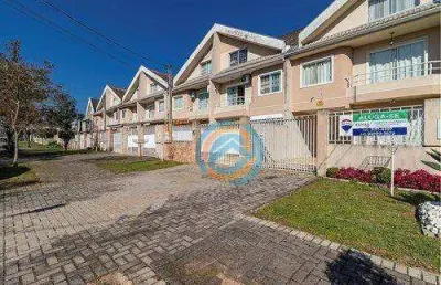 Casa com 3 dormitórios para alugar, 144 m² no  novo mundo - curitiba/pr