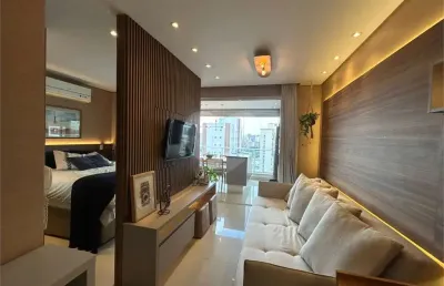Apartamento com 1 quartos para locação em brooklin paulista - sp