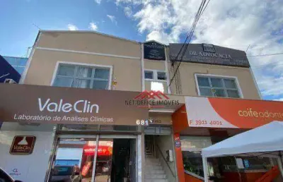 Sala para alugar, 32 m² por r$ 939,00/mês - centro - são josé dos campos/sp