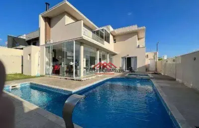 Casa com 4 dormitórios à venda, 320 m² por r$ 2.250.000,00 - condomínio residencial monaco - são josé dos campos/sp