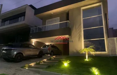 Sobrado com 3 dormitórios à venda, 187 m² por r$ 1.630.000,00 - condomínio residencial mantiqueira - são josé dos campos/sp