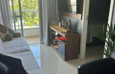 Apartamento com 1 dormitório para alugar, 35 m² por r$ 3.964,00/mês - jardim aquarius - são josé dos campos/sp