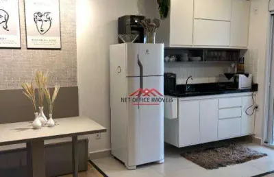 Apartamento com 1 dormitório, 40 m² - venda por r$ 830.000,00 ou aluguel por r$ 5.010,00/mês - jardim aquarius - são josé dos campos/sp