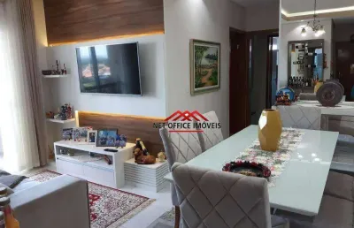 Apartamento com 2 dormitórios, 69 m² - venda por r$ 689.000,00 ou aluguel por r$ 4.858,00/mês - parque industrial - são josé dos campos/sp