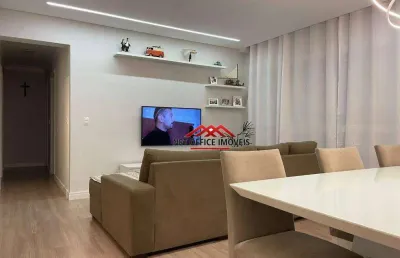Apartamento com 3 dormitórios à venda, 100 m² por r$ 1.030.000 - jardim das indústrias - são josé dos campos/sp