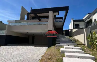 Sobrado com 4 dormitórios para alugar, 450 m² por r$ 19.254/mês - condomínio residencial alphaville i - são josé dos campos/sp
