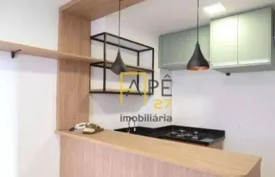 Apartamento para alugar, 28 m² por r$ 2.100,00/mês - vila das bandeiras - guarulhos/sp