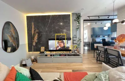 Cambuci - apartamento de 49m 2 dormitórios - mobiliado impecável