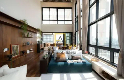 Vila olimpia - cobertura triplex de 750m 5 suites 8 vagas - mobiliado