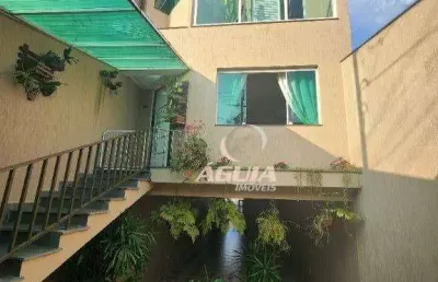 Sobrado à venda, 238 m² por r$ 890.000,00 - parque novo oratório - santo andré/sp