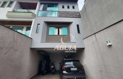 Sobrado com 3 dormitórios à venda, 232 m² por r$ 900.000,00 - parque novo oratório - santo andré/sp
