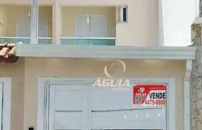 Sobrado à venda, 142 m² por r$ 760.000,00 - vila pires - santo andré/sp