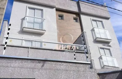 Cobertura com 2 dormitórios à venda, 48 m² + 48 m² por r$ 373.000 - vila luzita - santo andré/sp