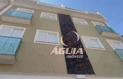 Cobertura com 2 dormitórios à venda, 50 m² por r$ 395.000,00 - jardim santo alberto - santo andré/sp
