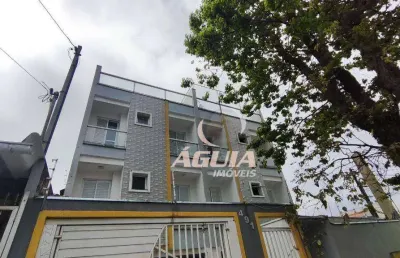 Cobertura com 3 dormitórios à venda, 70 m² por r$ 589.000,00 - vila pires - santo andré/sp