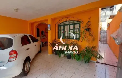 Sobrado com 3 dormitórios à venda, 180 m² por r$ 500.000,00 - jardim santo andré - santo andré/sp