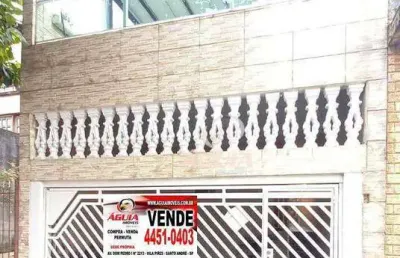 Sobrado à venda, 160 m² por r$ 595.000,00 - parque marajoara - santo andré/sp