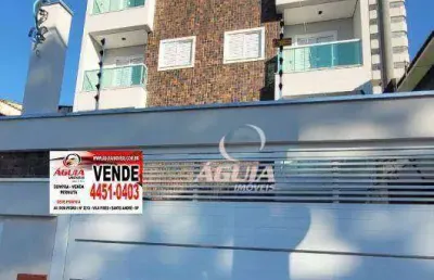 Cobertura com 2 dormitórios à venda, 50 m²+ 70 m²por r$ 630.000 - baeta neves - são bernardo do campo/sp