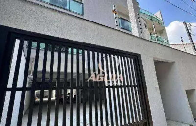 Cobertura com 2 dormitórios à venda, 50m²+ 50m²  por r$ 399.000 - vila humaitá - santo andré/sp