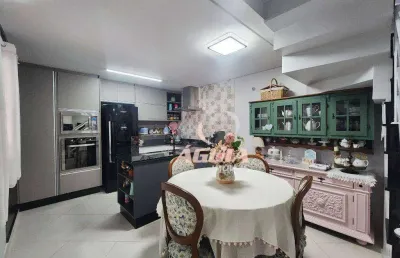 Sobrado com 3 dormitórios à venda, 83 m² por r$ 570.000,00 - vila cecília maria - santo andré/sp