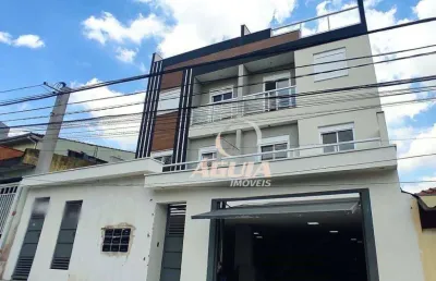Cobertura com 2 dormitórios à venda, 44 m² por r$ 399.000,00 - parque erasmo assunção - santo andré/sp