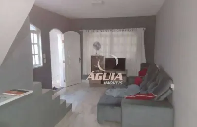 Sobrado à venda, 193 m² por r$ 686.000,00 - parque novo oratório - santo andré/sp