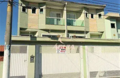 Sobrado com 04 dormitórios sendo 04 suítes à venda, 243 m² por r$ 1.050.000 - parque jaçatuba - santo andré/sp