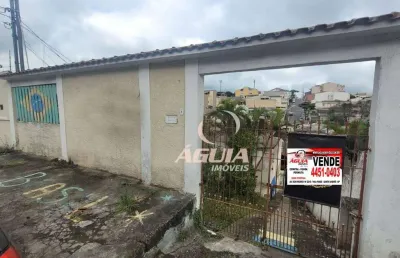 Terreno com 4 casas à venda, 306 m² por r$ 750.000 - jardim santo andré - santo andré/sp