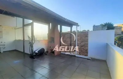 Cobertura com 02 dormitórios à venda, 49 m² + 49 m² por r$ 330.000 - vila junqueira - santo andré/sp