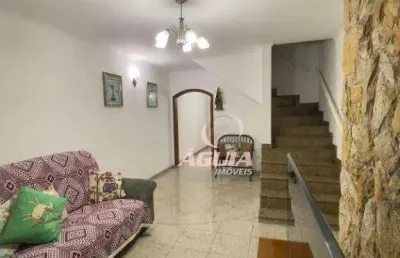 Sobrado à venda, 160 m² por r$ 640.000,00 - santa maria - santo andré/sp