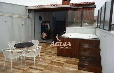 Cobertura à venda, 55 m² por r$ 480.000,00 - parque novo oratório - santo andré/sp