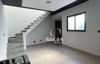 Cobertura em construção com 2 dormitórios à venda, 40 m² +40 m² por r$ 425.000 - vila floresta - santo andré/sp