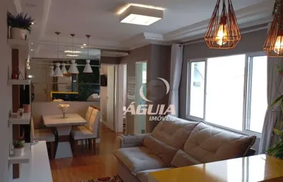 Cobertura com 2 dormitórios à venda, 50 m² por r$ 490.000,00 - jardim santo antônio - santo andré/sp