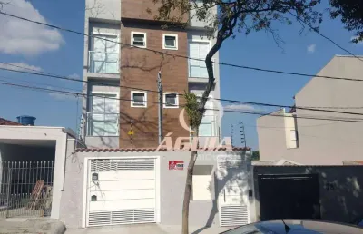 Cobertura com 2 dormitórios à venda, 74 m² por r$ 400.000,00 - jardim santo antônio - santo andré/sp