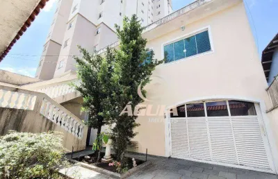 Casa alto padrão com 3 dormitórios à venda, 423 m² por r$ 2.300.000 - vila scarpelli - santo andré/sp